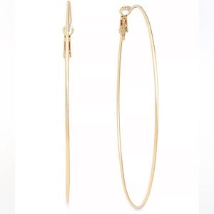 I.N.C. International Concepts Gold Extra Large 3” Hoop Earrings